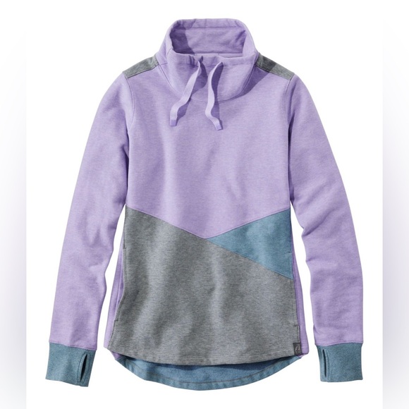 Women’s LL Bean Cozy Mixed Knit Pullover, Colorblock, XS - Picture 3 of 13